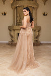 Load image into Gallery viewer, Wholesale Evening Dress Sleeveless Sheath Sequin Prom Gown By LA8176