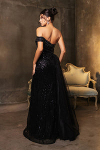 Wholesale Red Carpet Dress Side Drape A-Line Long Gala Gown By LA8178