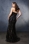 Load image into Gallery viewer, Wholesale Formal Dress Sweetheart Mermaid Sequin Prom Gown By LA8179B