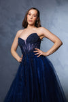 Load image into Gallery viewer, Wholesale Long Formal Dress Strapless Corset A-Line Gown By LA8184 - - Dress LA Merchandise