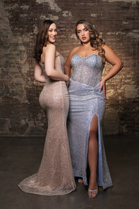 Wholesale Prom Dress Sweetheart Mermaid Sequin Gala Gown By LA8185