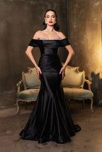 Load image into Gallery viewer, Wholesale Long Evening Dress Ruched Mermaid Sleeveless Gown By LA8189