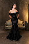 Load image into Gallery viewer, Wholesale Long Evening Dress Ruched Mermaid Sleeveless Gown By LA8189 - - Dress LA Merchandise