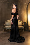 Load image into Gallery viewer, Wholesale Long Evening Dress Ruched Mermaid Sleeveless Gown By LA8189 - - Dress LA Merchandise