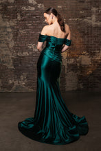 Load image into Gallery viewer, Wholesale Long Evening Dress Ruched Mermaid Sleeveless Gown By LA8189
