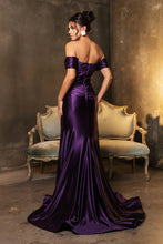 Load image into Gallery viewer, Wholesale Long Evening Dress Ruched Mermaid Sleeveless Gown By LA8189