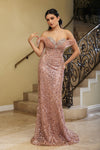 Load image into Gallery viewer, Wholesale Evening Dress Sweetheart Mermaid Prom Gown By LA8191 - ROSEGOLD - Dress LA Merchandise
