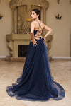 Load image into Gallery viewer, Wholesale Formal Dress V-Neck Spaghetti Strap Prom Gown By LA8196 - - Dress LA Merchandise