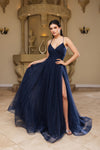 Load image into Gallery viewer, Wholesale Formal Dress V-Neck Spaghetti Strap Prom Gown By LA8196 - - Dress LA Merchandise