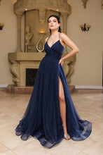 Load image into Gallery viewer, Wholesale Formal Dress V-Neck Spaghetti Strap Prom Gown By LA8196