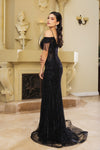 Load image into Gallery viewer, Wholesale Prom Dress V-Neck Off The Shoulder Evening Gown By LA8197