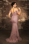 Load image into Gallery viewer, Wholesale Prom Dress V-Neck Off The Shoulder Evening Gown By LA8197