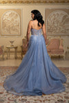 Load image into Gallery viewer, Wholesale Sparkling Beaded Mermaid Gown with Illusion Corset by LA8208 - - Prom Dress LA Merchandise