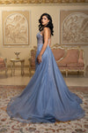 Load image into Gallery viewer, Wholesale Sparkling Beaded Mermaid Gown with Illusion Corset by LA8208 - - Prom Dress LA Merchandise