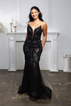 Load image into Gallery viewer, Wholesale Beaded Mesh Mermaid Gown Strapless Illusion Bodice, Lace-Up Back, Formal Prom &amp; Gala Dress by LA8211