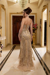 Load image into Gallery viewer, Wholesale Sequin Lace-Up Back Mermaid Formal Prom Dress by LA8213