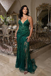 Load image into Gallery viewer, Wholesale Sequin Lace-Up Back Mermaid Formal Prom Dress by LA8213