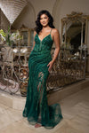 Load image into Gallery viewer, Wholesale Sequin Lace-Up Back Mermaid Formal Prom Dress by LA8213