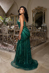 Load image into Gallery viewer, Wholesale Sequin Lace-Up Back Mermaid Formal Prom Dress by LA8213