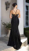 Load image into Gallery viewer, Wholesale Rhinestone Embellished Mesh Corset Evening Gown with High Slit by LA8215
