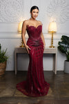 Load image into Gallery viewer, Wholesale Embellished Corset Mermaid Evening Gown Ideal for Prom &amp; Special Events by LA8217 - - Prom Dress LA Merchandise