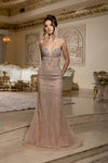 Load image into Gallery viewer, Wholesale Luxury Strapless Beaded Gown with Sweetheart Neckline Dress by LA8225