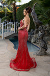 Load image into Gallery viewer, Wholesale Luxury Strapless Beaded Gown with Sweetheart Neckline Dress by LA8225