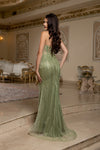 Load image into Gallery viewer, Wholesale Strapless Beaded Mermaid Evening Gown with Sweetheart Neckline by LA8228