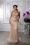 Load image into Gallery viewer, Wholesale Strapless Beaded Mermaid Evening Gown with Sweetheart Neckline by LA8228