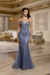 Load image into Gallery viewer, Wholesale Strapless Beaded Mermaid Evening Gown with Sweetheart Neckline by LA8228