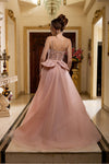 Load image into Gallery viewer, Wholesale Beaded Mermaid Prom Dress with Overskirt Sparkly Sleeveless Evening Gown by LA8234 - - Prom Dress LA Merchandise