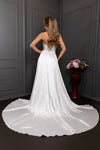 Load image into Gallery viewer, Wholesale Strapless Sweetheart Satin Mermaid Wedding Bridal Gown with Sweep Train by LA8238 - - Wedding Dress LA Merchandise