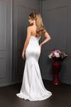 Load image into Gallery viewer, Wholesale Strapless Sweetheart Satin Mermaid Wedding Bridal Gown with Sweep Train by LA8238 - - Wedding Dress LA Merchandise