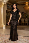 Load image into Gallery viewer, Wholesale All-Over Rhinestone Beaded Sequin Mermaid Prom Evening Gown with Sweep Train by LA8252 - - Dresses LA Merchandise