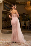 Load image into Gallery viewer, Wholesale One-Shoulder Sweetheart Sequin Beaded Corset Mermaid Prom Evening Gown by LA8264 - - Dresses LA Merchandise