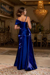 Load image into Gallery viewer, Wholesale Off-Shoulder Spaghetti Strap A-Line Evening Gown with Embroidered Detail by LA8270