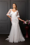 Load image into Gallery viewer, Wholesale Sleeveless  Mermaid Wedding Dress with Lace Appliqués and Sweetheart Neckline by LA8271