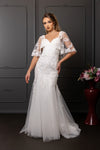 Load image into Gallery viewer, Wholesale Sleeveless  Mermaid Wedding Dress with Lace Appliqués and Sweetheart Neckline by LA8271