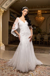 Load image into Gallery viewer, Wholesale Sleeveless  Mermaid Wedding Dress with Lace Appliqués and Sweetheart Neckline by LA8271