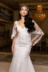 Load image into Gallery viewer, Wholesale Sleeveless  Mermaid Wedding Dress with Lace Appliqués and Sweetheart Neckline by LA8271