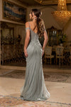 Load image into Gallery viewer, Wholesale Cold-Shoulder Sweetheart Mermaid Prom Evening Gown with Detachable Tulle Cape by LA8277 - - Long Formal Dresses LA Merchandise
