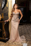 Cargar imagen en el visor de la galería, LA8284 Wholesale Strapless Beaded Sweetheart Corset Long Prom Evening Gown with Lace-Up Back - - Long Prom Dress LA Merchandise