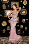Cargar imagen en el visor de la galería, LA8284 Wholesale Strapless Beaded Sweetheart Corset Long Prom Evening Gown with Lace-Up Back - - Long Prom Dress LA Merchandise