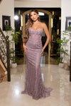 Cargar imagen en el visor de la galería, LA8289 Wholesale Strapless Sweetheart Corset Mermaid Prom Dress with Beaded Lace and Lace-Up Back - - Long Prom Dress LA Merchandise