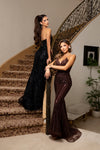 Cargar imagen en el visor de la galería, LA8294 Wholesale Strapless Sweetheart Sequin Beaded Mermaid Prom Dress with Lace-Up Corset Back