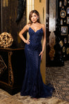 Cargar imagen en el visor de la galería, LA8294 Wholesale Strapless Sweetheart Sequin Beaded Mermaid Prom Dress with Lace-Up Corset Back