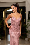 Cargar imagen en el visor de la galería, LA8294 Wholesale Strapless Sweetheart Sequin Beaded Mermaid Prom Dress with Lace-Up Corset Back