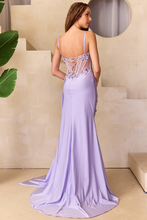 Load image into Gallery viewer, Wholesale Long Formal Dress Sleeveless Sheer Corset Gown By LAA2050