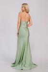 Load image into Gallery viewer, Wholesale Long Evening Dress V-Neck Halter Strap Prom Gown By LAA3040