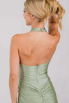 Load image into Gallery viewer, Wholesale Long Evening Dress V-Neck Halter Strap Prom Gown By LAA3040